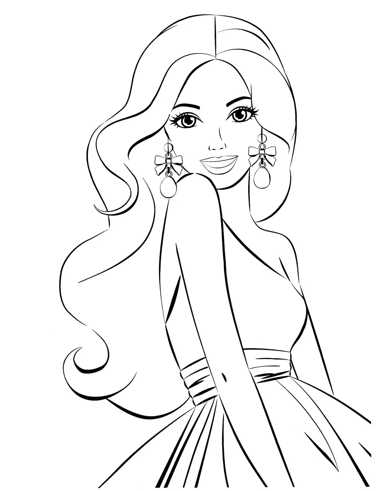 Barbie Coloring Pages – 038