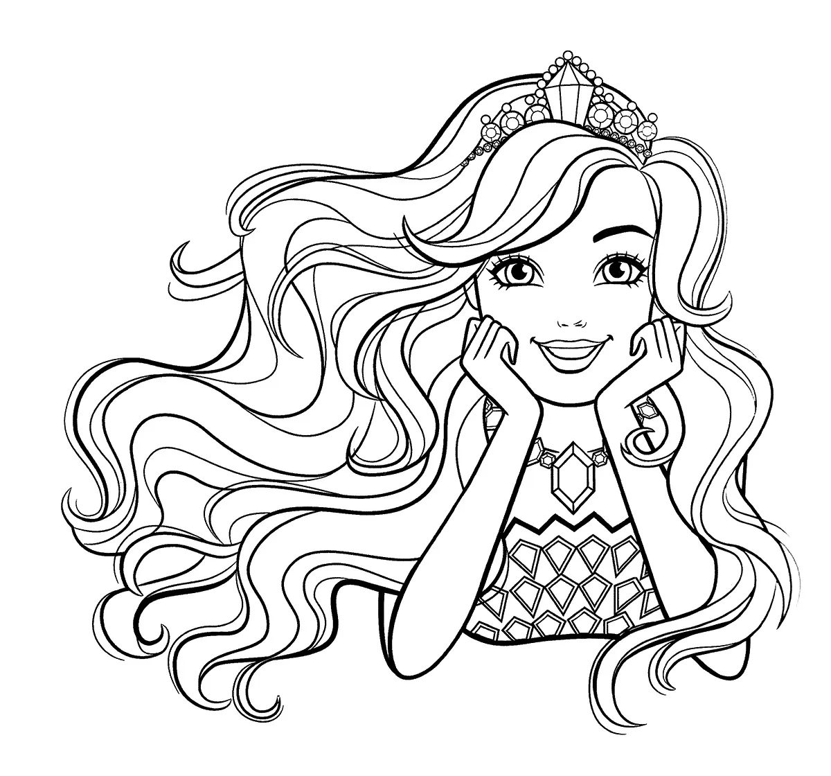 Barbie Coloring Pages – 040