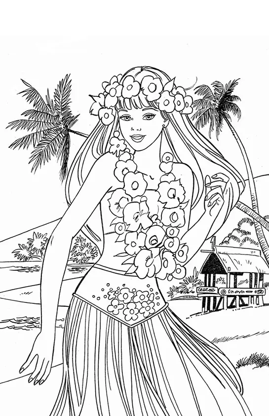 Barbie Coloring Pages – 046
