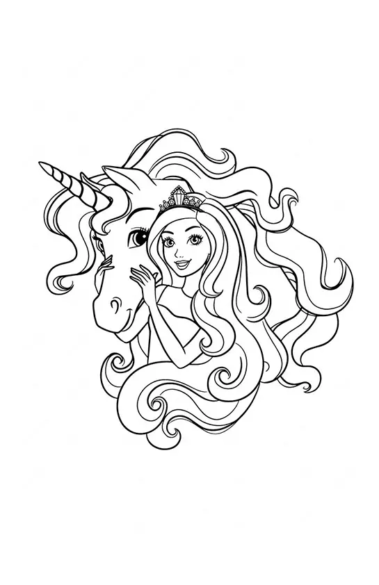 Barbie Coloring Pages – 047