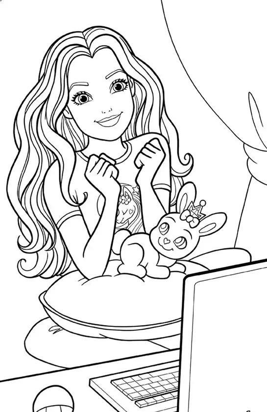 Barbie Coloring Pages – 048