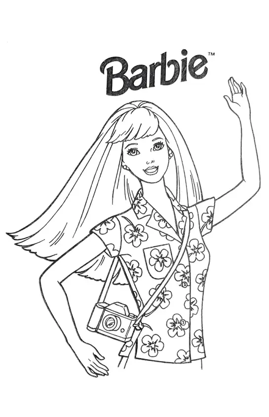 Barbie Coloring Pages – 050