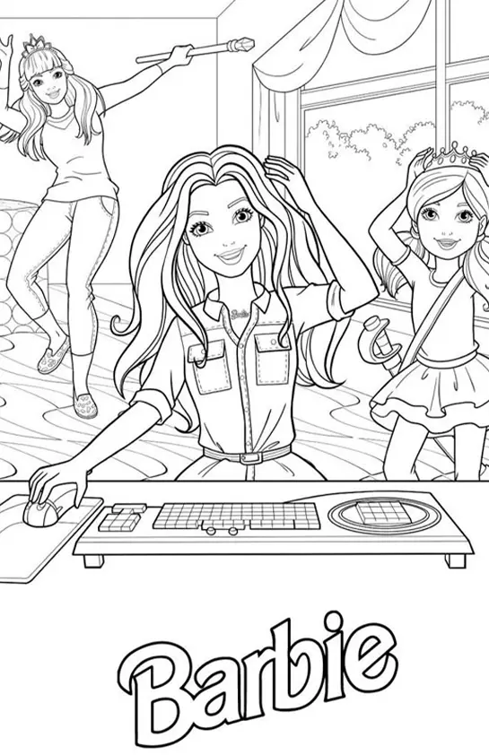 Barbie Coloring Pages – 052