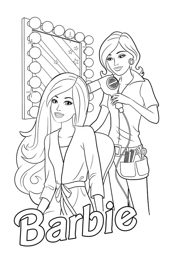 Barbie Coloring Pages – 053