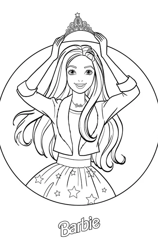 Barbie Coloring Pages – 055