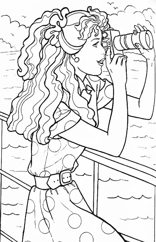 Barbie Coloring Pages – 056