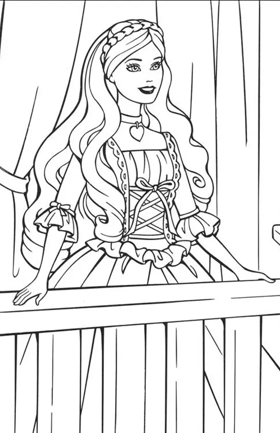 Barbie Coloring Pages – 058