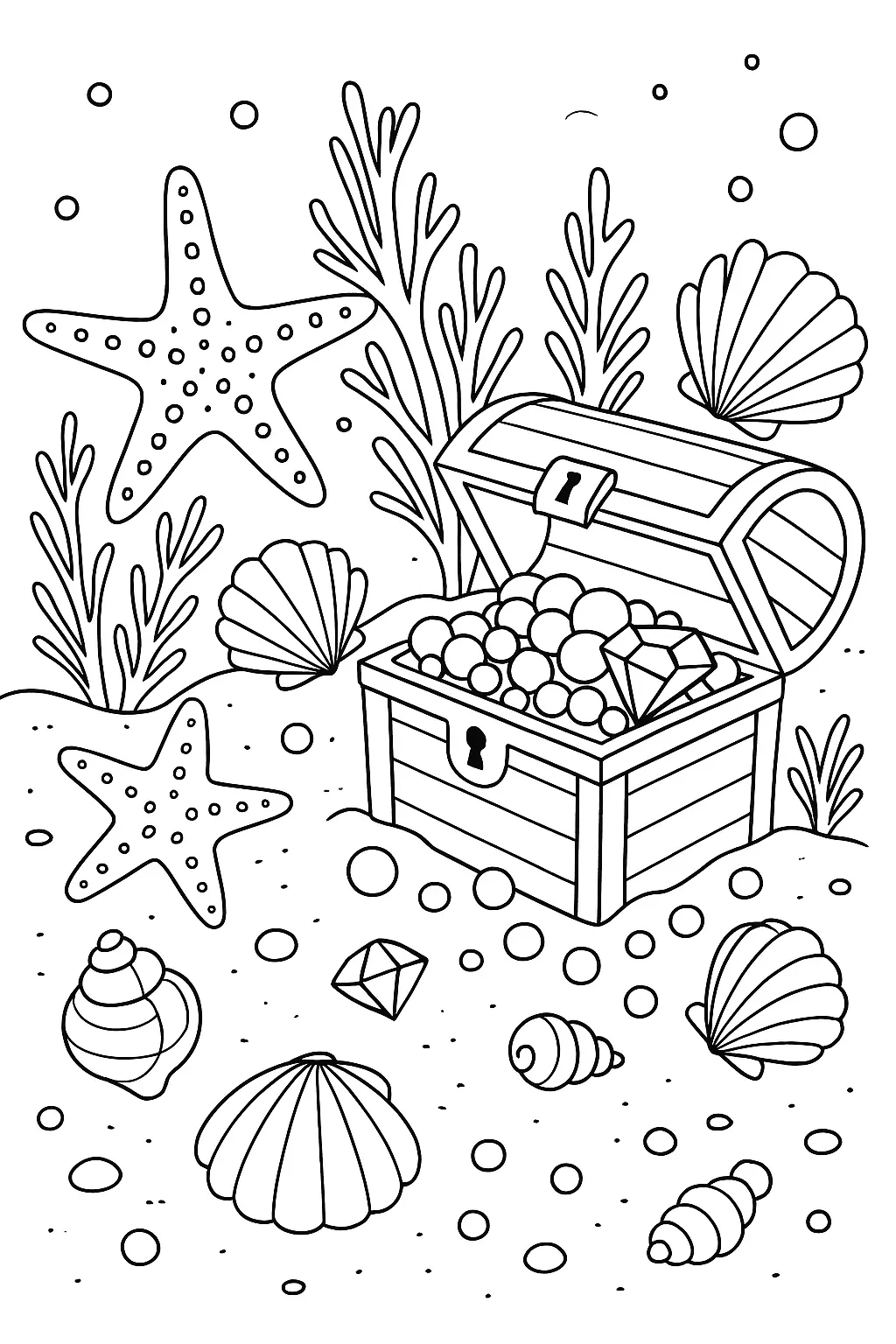 Beach Coloring Pages – 017