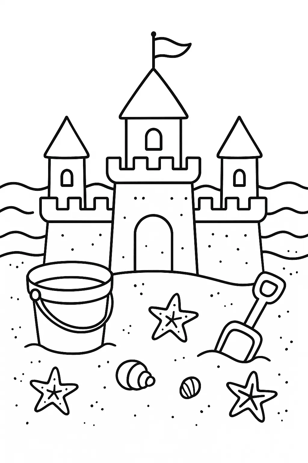 Beach Coloring Pages – 019