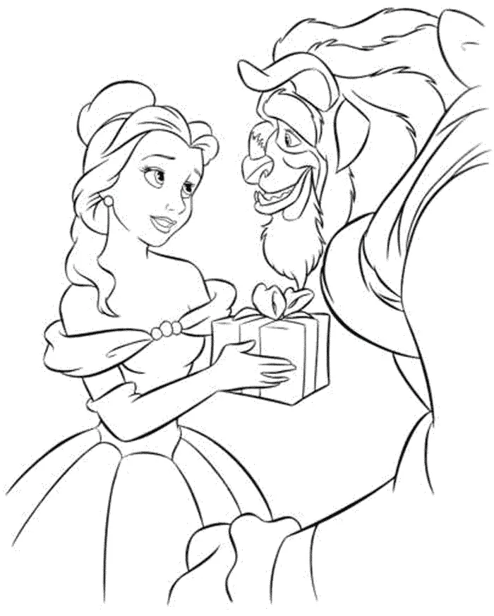 Beauty and the Beast Coloring Pages – 008