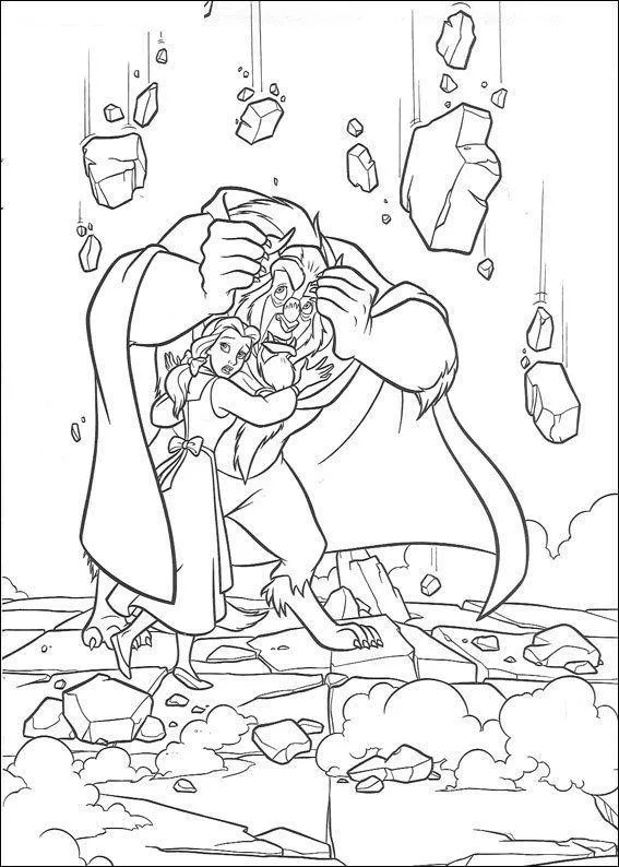 Beauty and the Beast Coloring Pages – 017