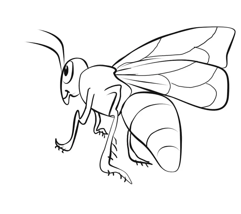 Bees Coloring Pages – 003
