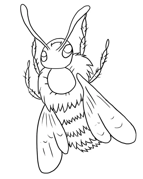 Bees Coloring Pages – 017