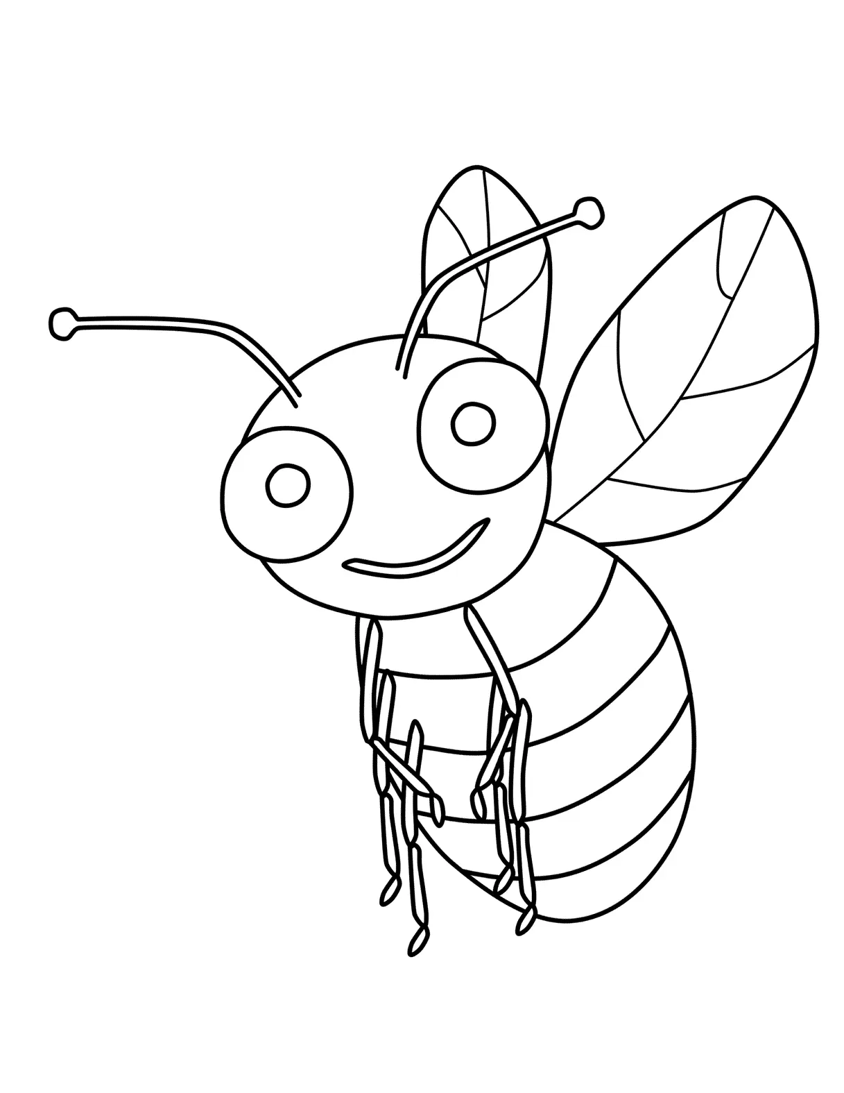 Bees Coloring Pages – 026