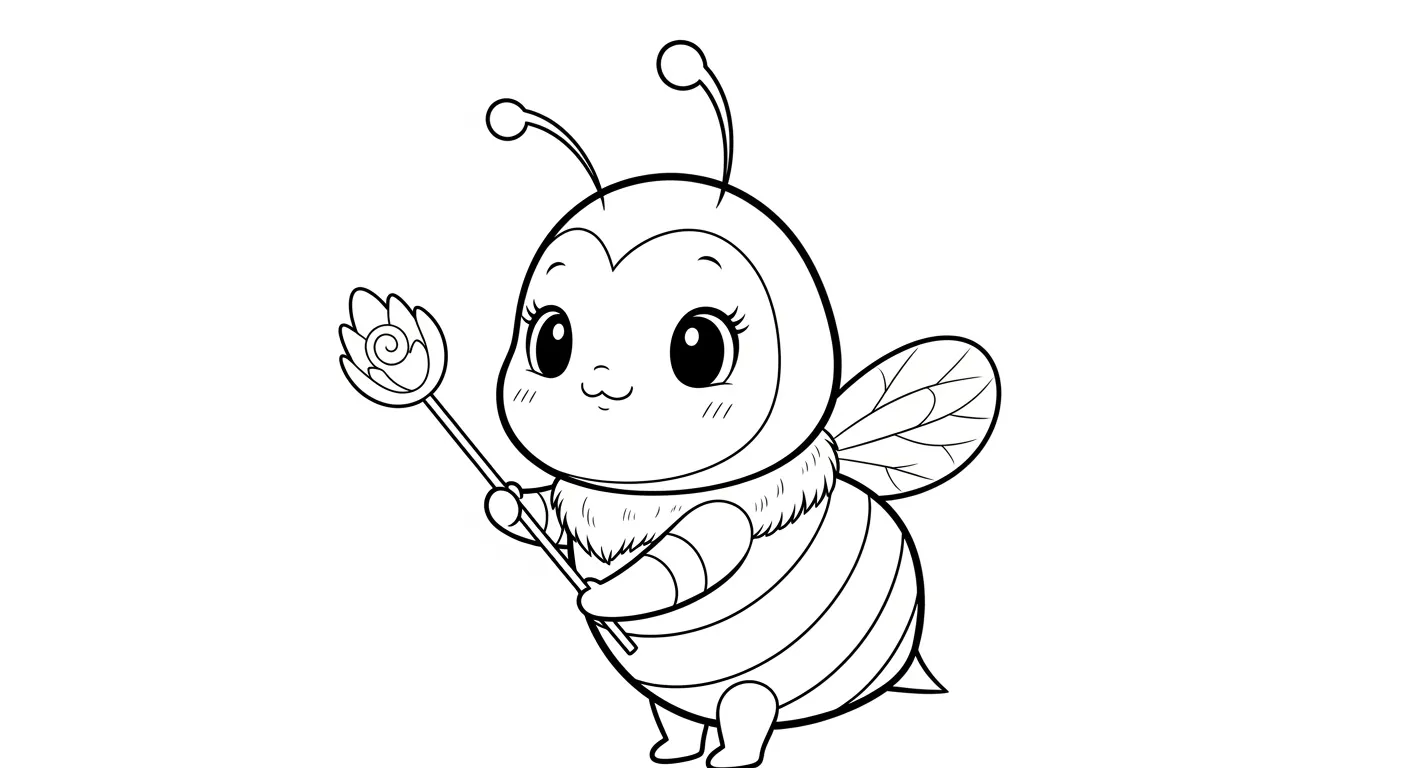 Bees Coloring Pages – 041