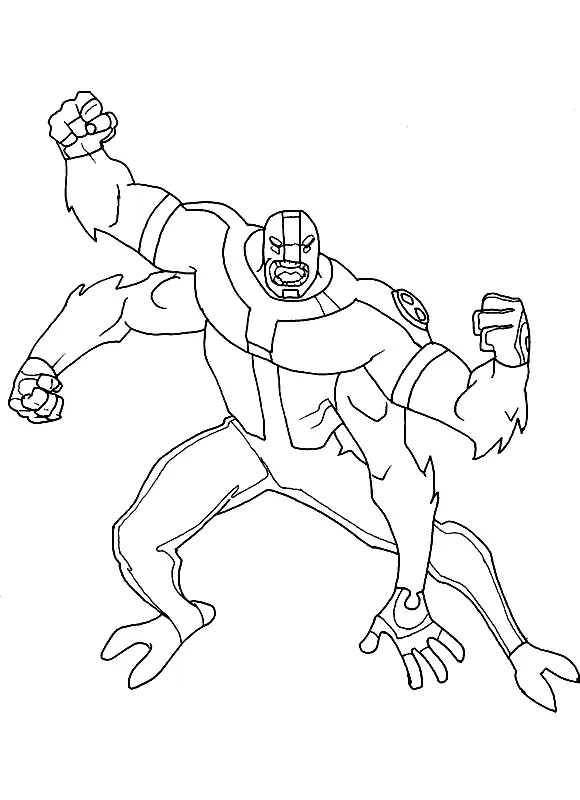 Ben 10 Coloring Pages – 004