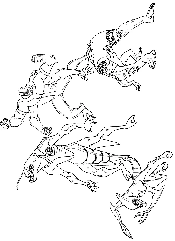Ben 10 Coloring Pages – 007