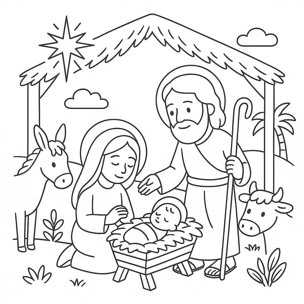Biblical Coloring Pages – 022