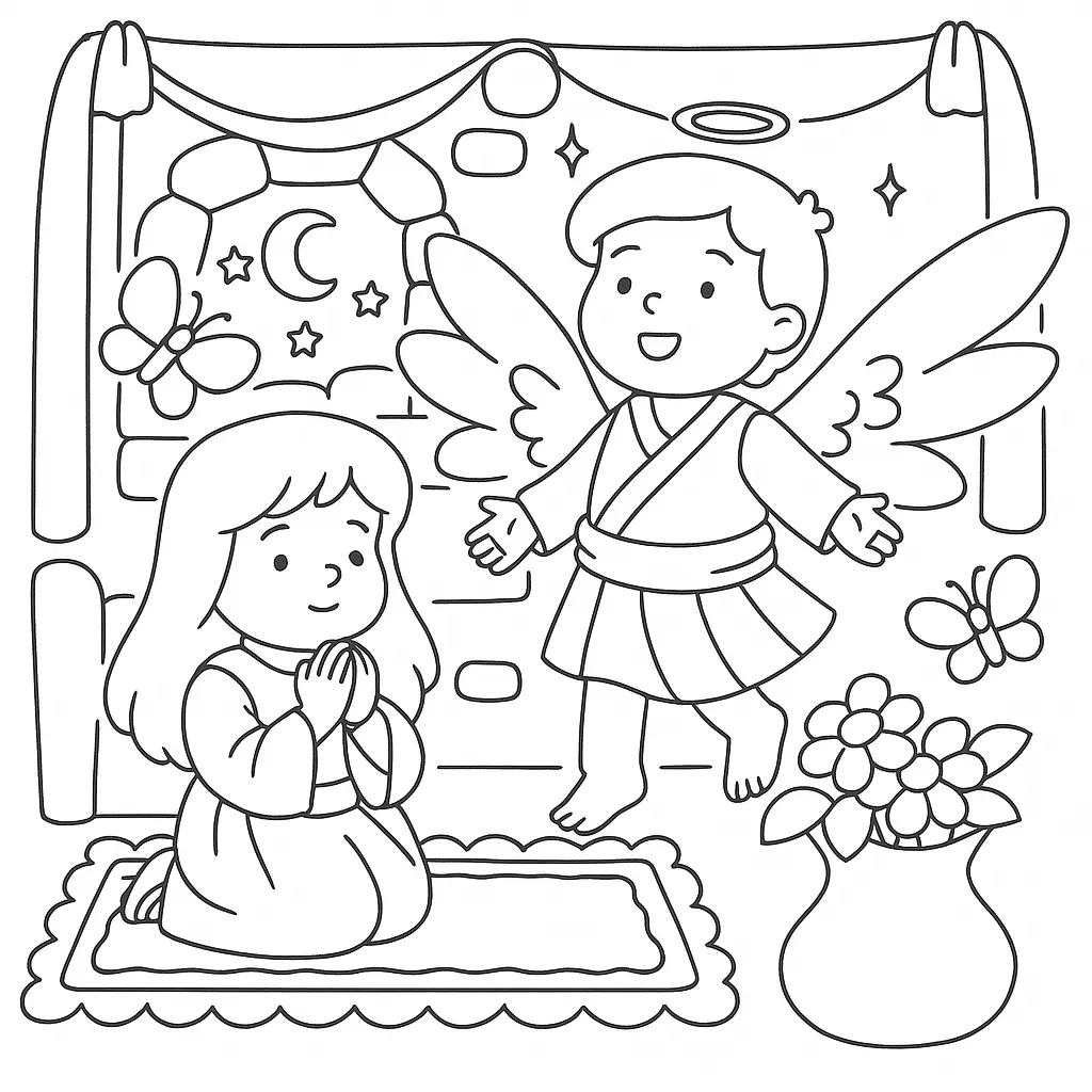 Biblical Coloring Pages – 023