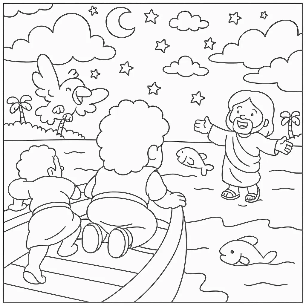 Biblical Coloring Pages – 027