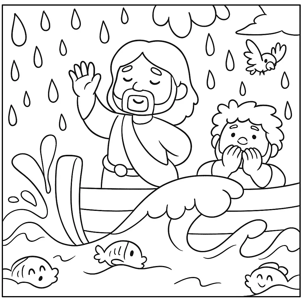 Biblical Coloring Pages – 028
