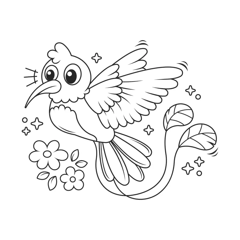 Birds Coloring Pages – 016