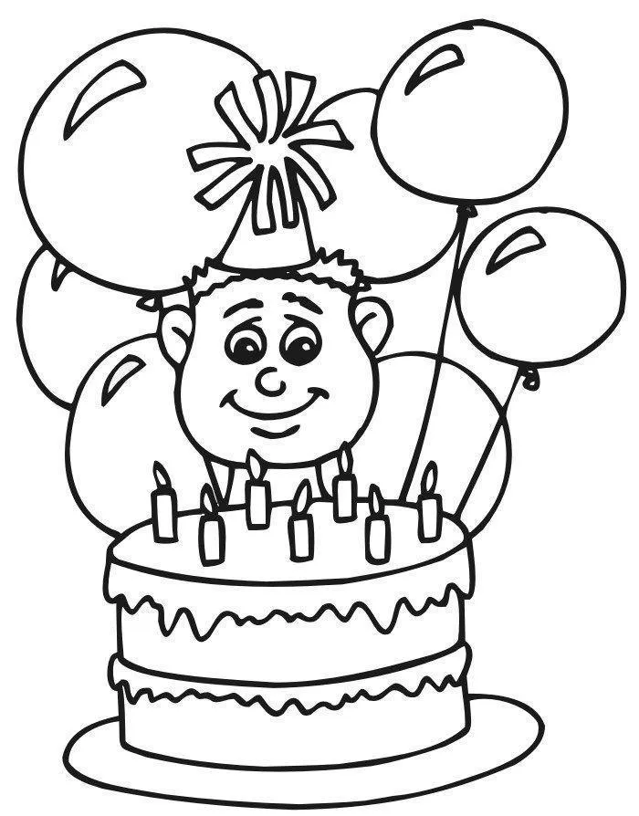 Birthday Coloring Pages – 004