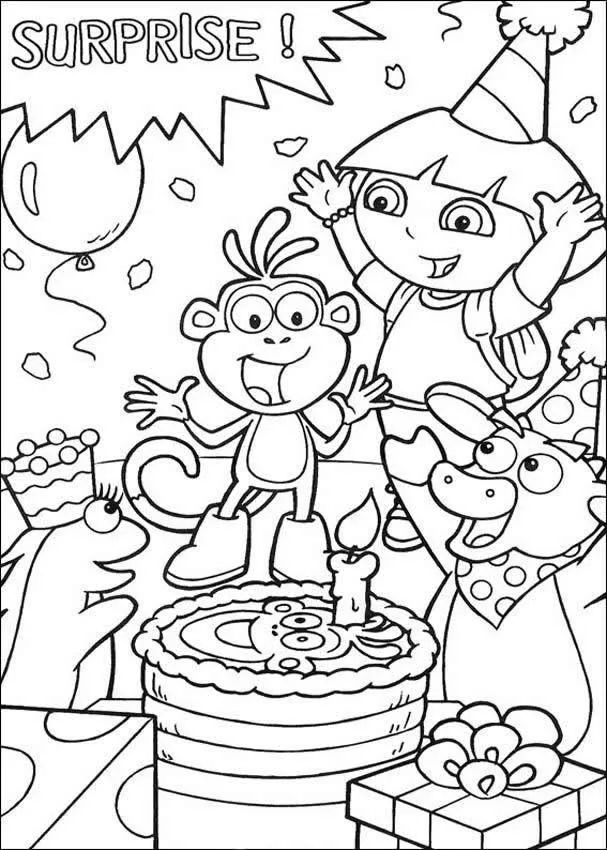 Birthday Coloring Pages – 005