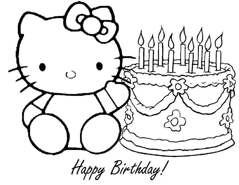 Birthday Coloring Pages – 010