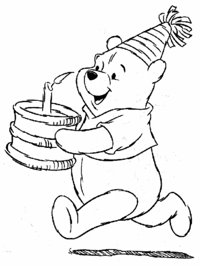 Birthday Coloring Pages – 011
