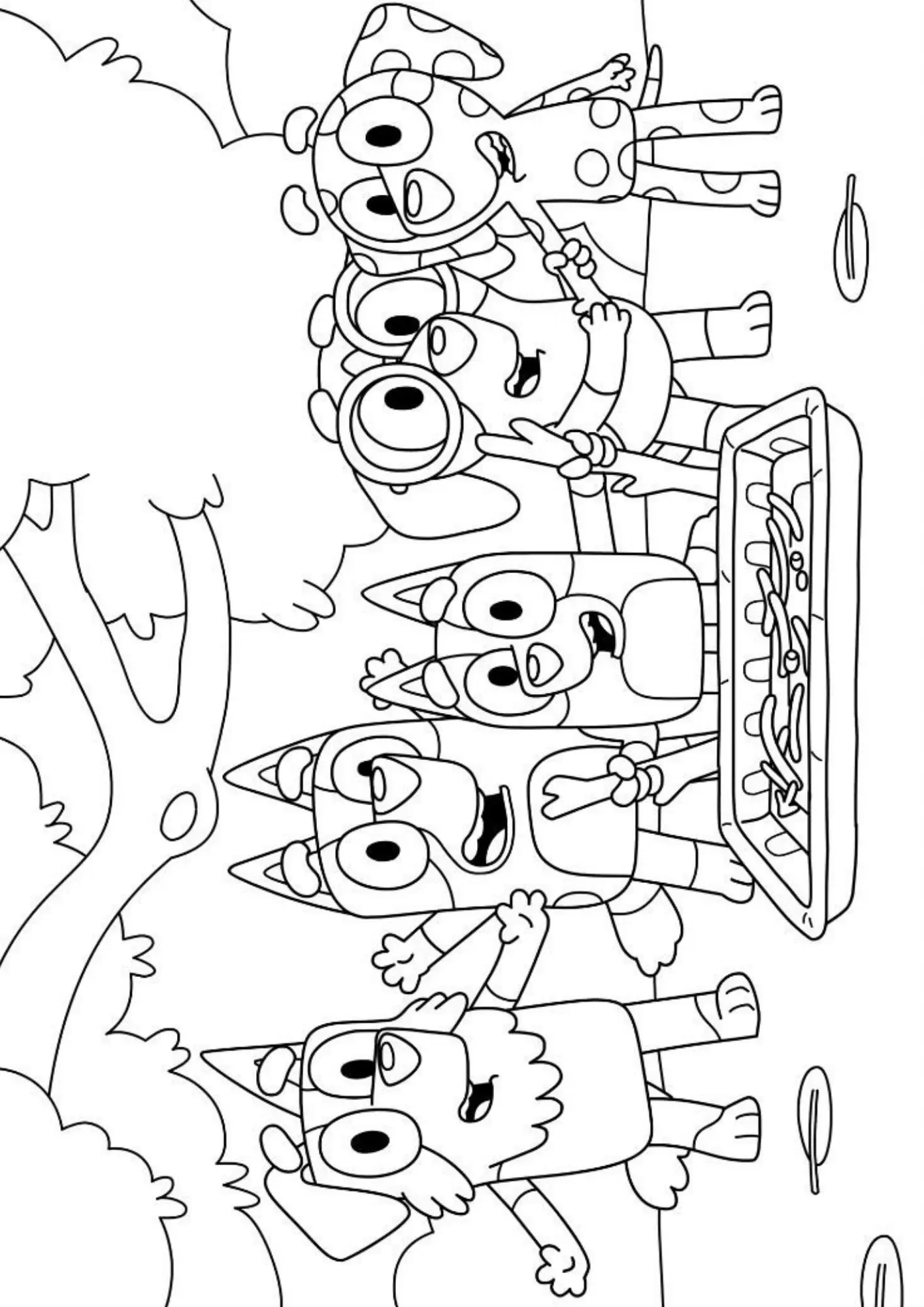 Bluey Coloring Pages – 028