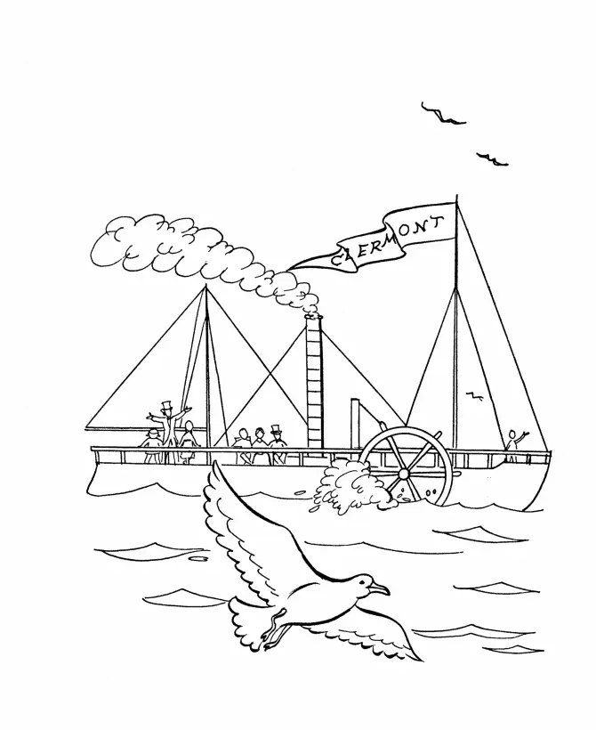 Boats Coloring Pages – 006