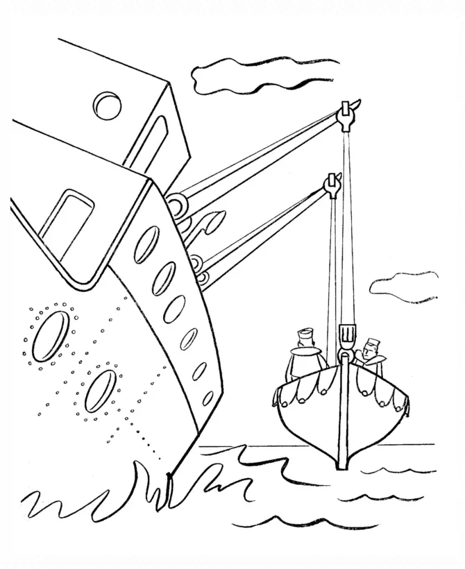 Boats Coloring Pages – 009