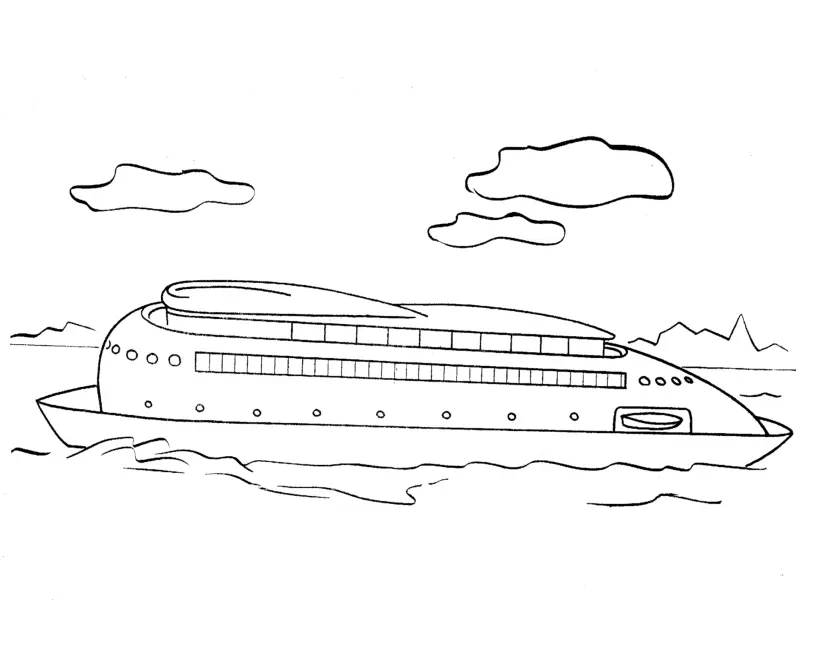 Boats Coloring Pages – 010