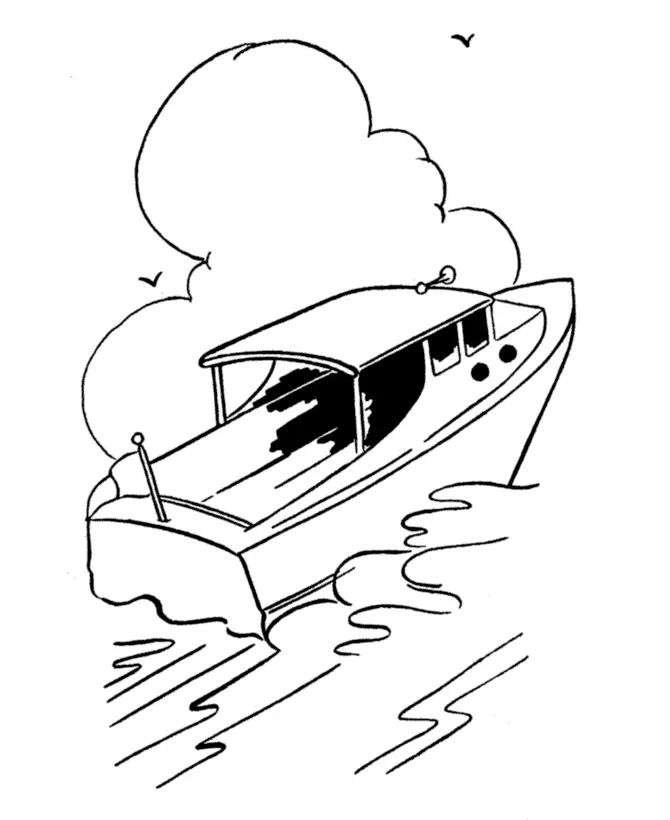 Boats Coloring Pages – 014