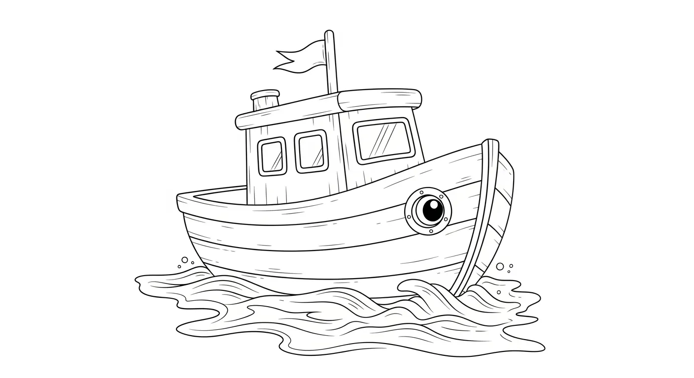 Boats Coloring Pages – 021