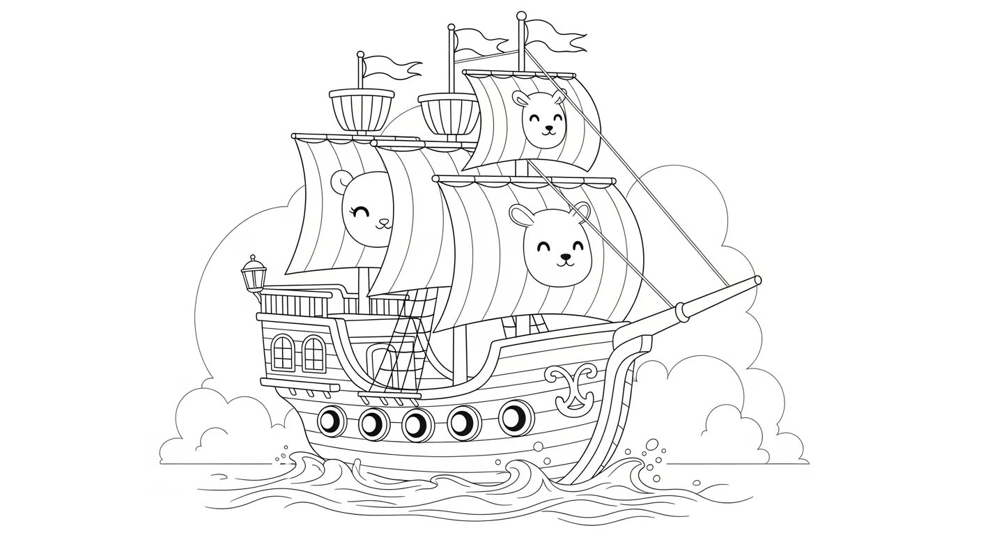Boats Coloring Pages – 030