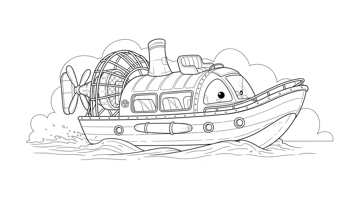Boats Coloring Pages – 035