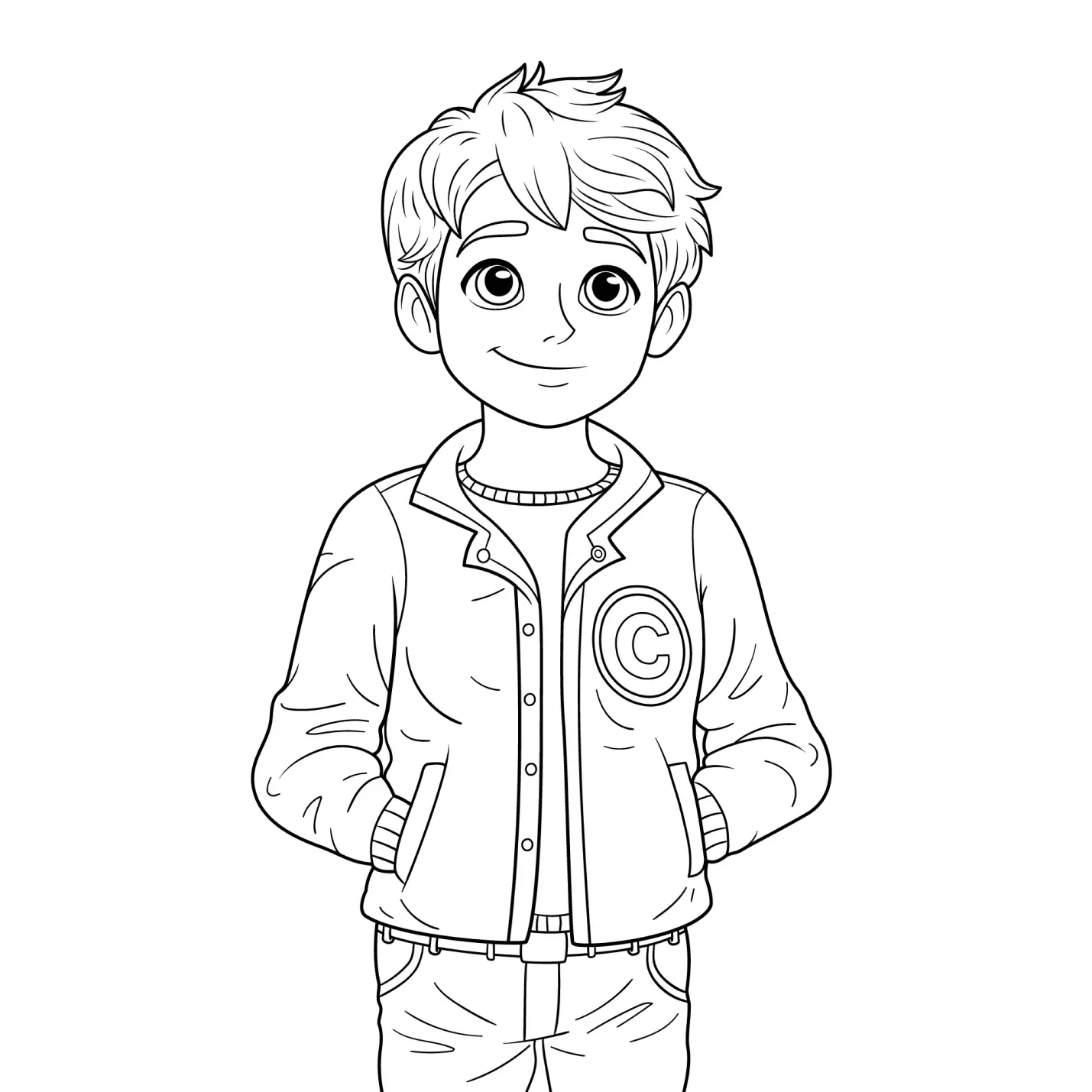 Boys Coloring Pages – 014