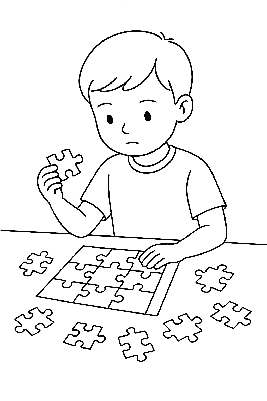 Boys Coloring Pages – 028