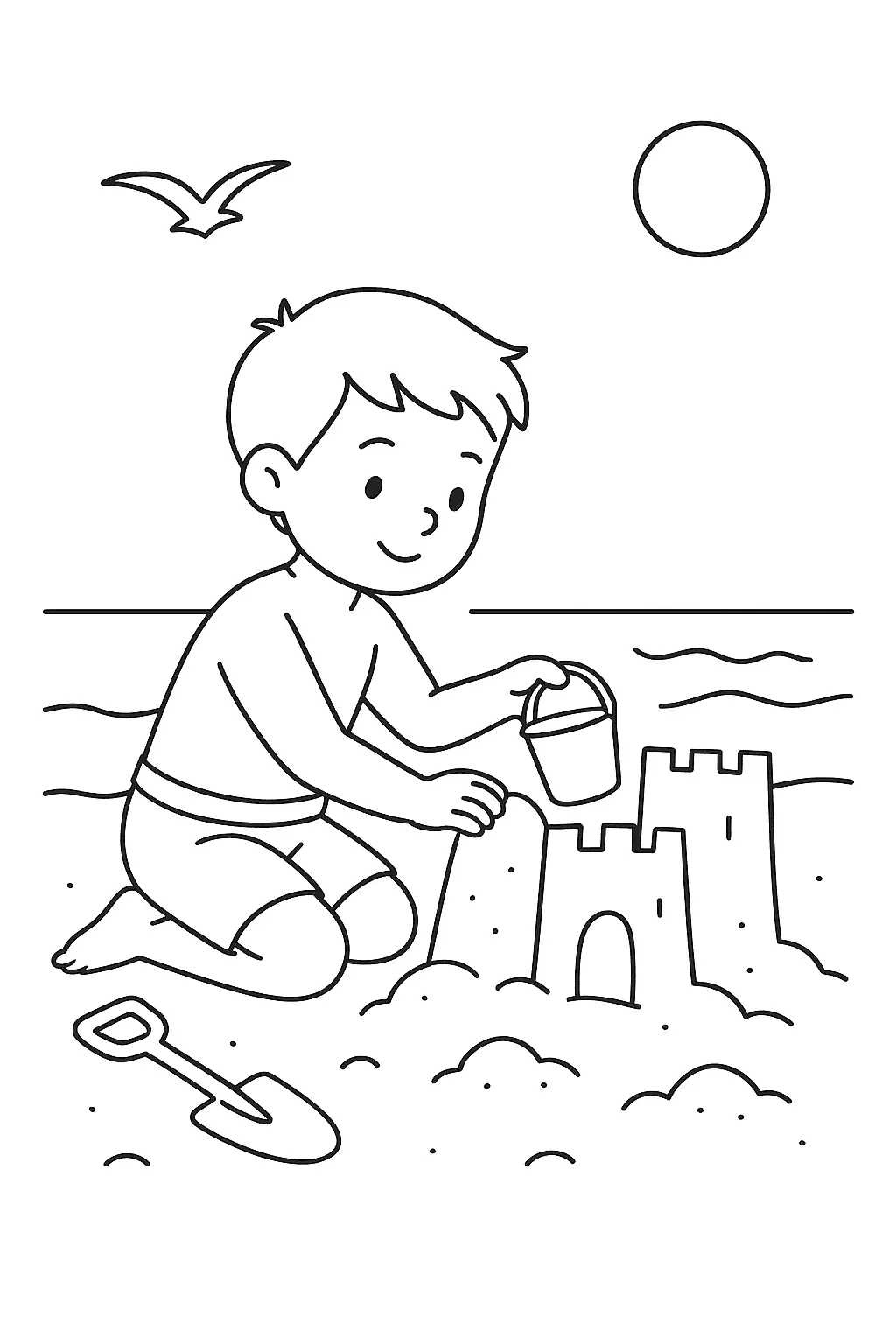 Boys Coloring Pages – 030