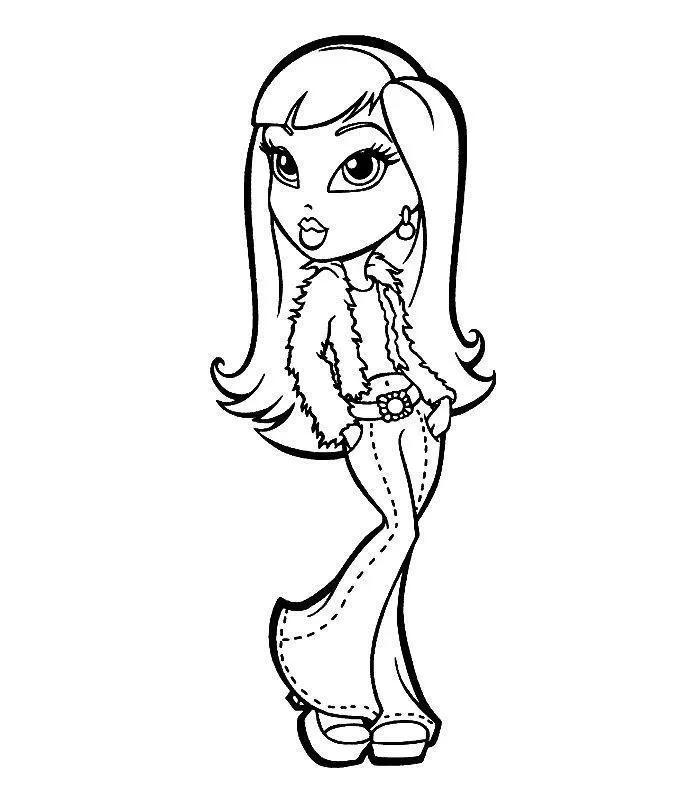 Bratz Coloring Pages – 015