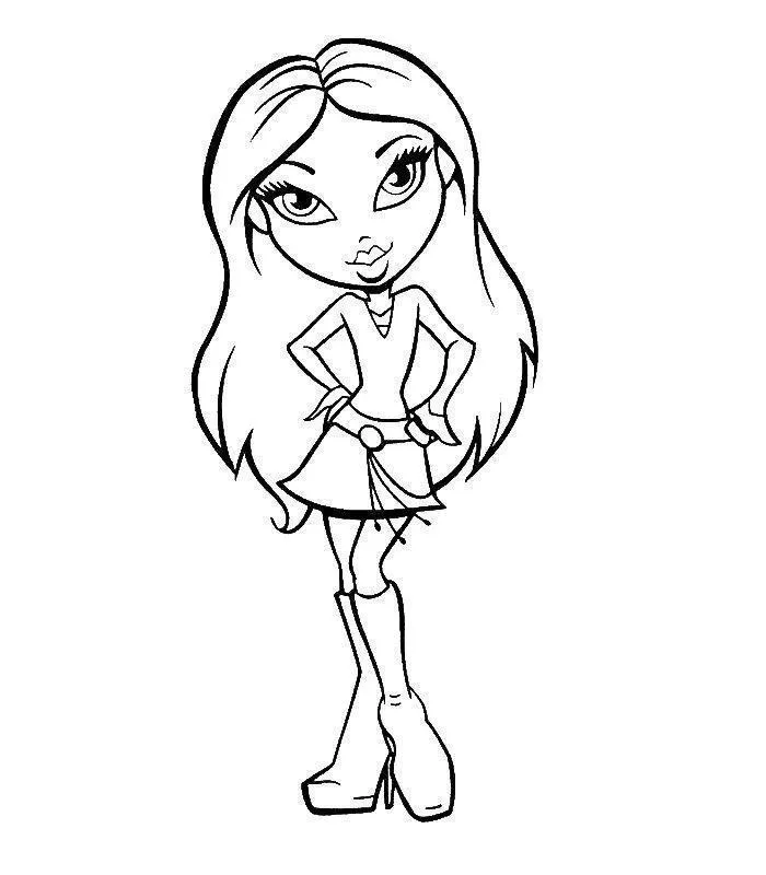 Bratz Coloring Pages – 016