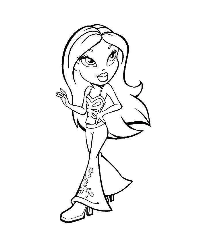 Bratz Coloring Pages – 017