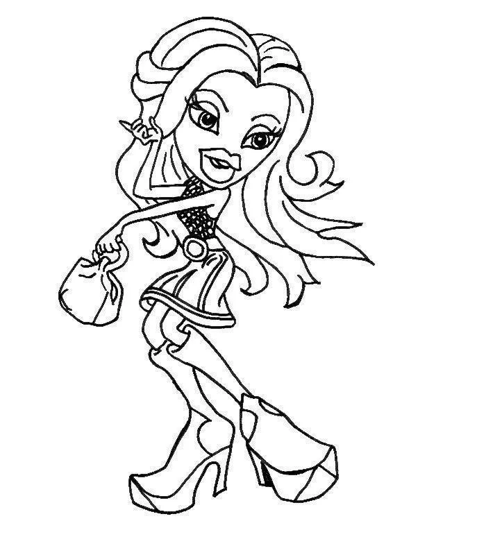Bratz Coloring Pages – 022