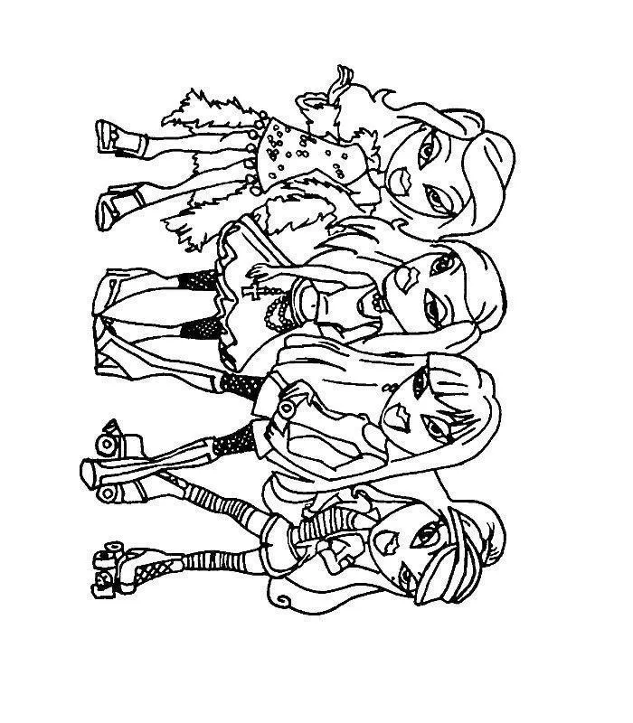 Bratz Coloring Pages – 025