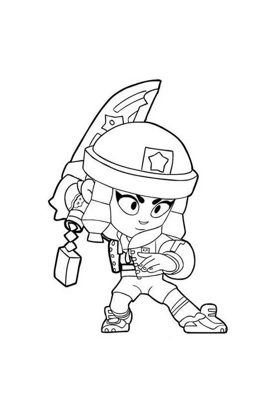 Brawl Stars Coloring Pages – 012