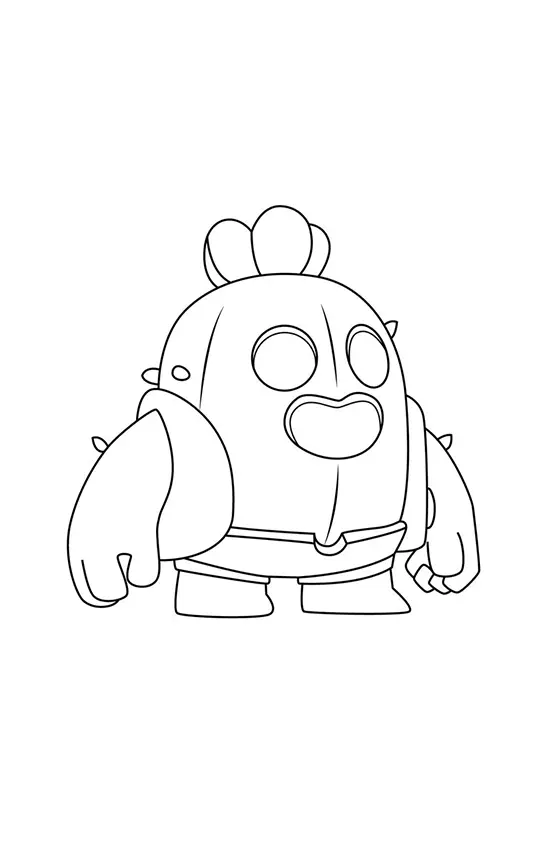 Brawl Stars Coloring Pages – 015