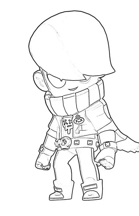 Brawl Stars Coloring Pages – 017