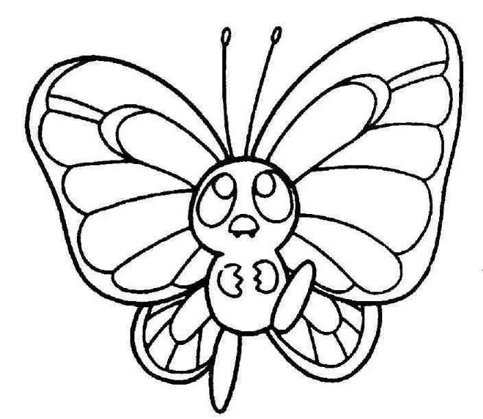 Butterflies Coloring Pages – 009